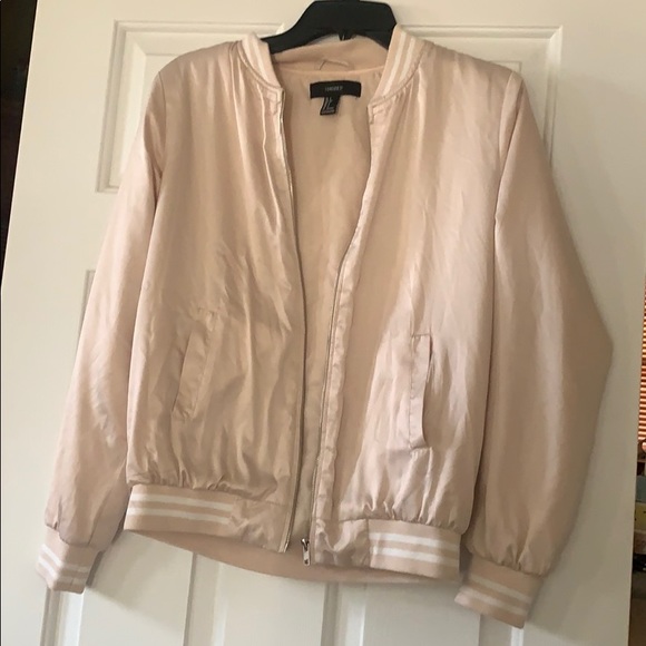 silk zip up jacket
